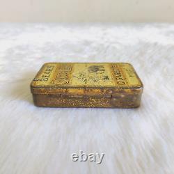 Vintage Bears Gold Leaf Cigarette Mild Advertising Tin Rare Collectible CG449