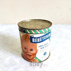 Vintage Bebetonine Dried Milk Food Advertising Tin Box Holland Rare Old TN327