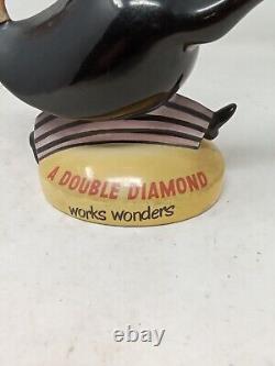 Vintage Beswick Pottery DOUBLE DIAMOND Advertising Figurine Ceramic Rare