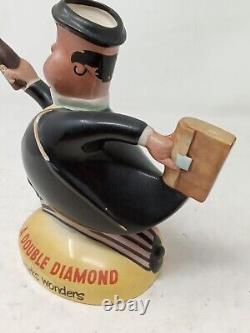 Vintage Beswick Pottery DOUBLE DIAMOND Advertising Figurine Ceramic Rare