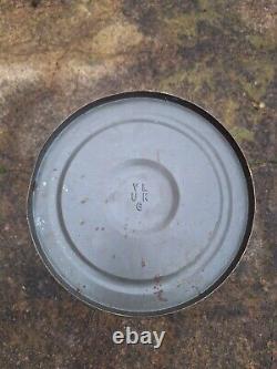Vintage Birch's 5 Gallon Oil Can Drum Shrewsbury rare 1950s Automobilia Garage