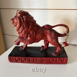 Vintage Booths Gin Advertising. Red Lion Including Rare Mini Lion