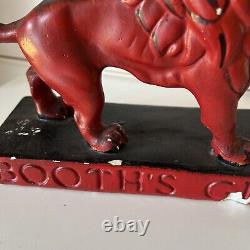 Vintage Booths Gin Advertising. Red Lion Including Rare Mini Lion