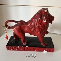 Vintage Booths Gin Advertising. Red Lion Including Rare Mini Lion