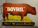 Vintage- Bovril Figural Cow- Bull Steer- Store Sign Display-35-farm-feed-rare