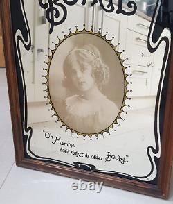 Vintage Bovril Mirror, Breweriana, Pub Mirror, Man Cave, Advertising Mirror RARE