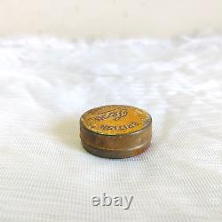 Vintage British Tex Liquid Latex Condom Rare Advertising Tin Box England TB1607