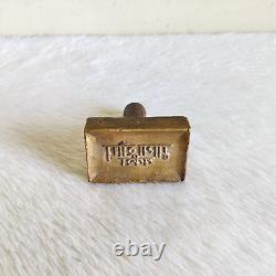 Vintage Bronze Maya Soap Works Advertising Dye Stamp Mould Decorative Rare BS19