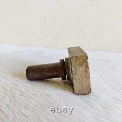 Vintage Bronze Maya Soap Works Advertising Dye Stamp Mould Decorative Rare BS19