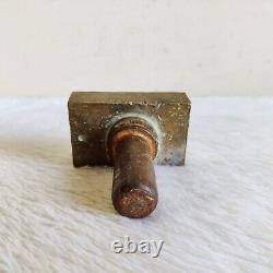 Vintage Bronze Maya Soap Works Advertising Dye Stamp Mould Decorative Rare BS19