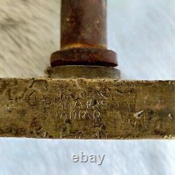 Vintage Bronze Maya Soap Works Advertising Dye Stamp Mould Decorative Rare BS19