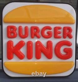 Vintage Burger King Logo Sign 1994-1999 Very Rare
