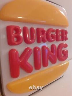 Vintage Burger King Logo Sign 1994-1999 Very Rare