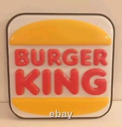 Vintage Burger King Logo Sign 1994-1999 Very Rare