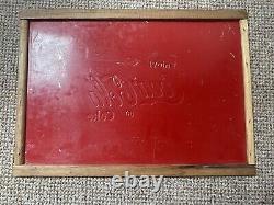 Vintage COCA COLA Metal Sign Coke Old Rare Advertising Sign Hand Painted