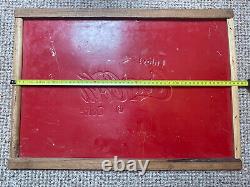 Vintage COCA COLA Metal Sign Coke Old Rare Advertising Sign Hand Painted