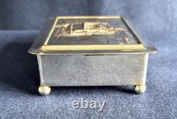 Vintage Cammell Laird Presentation Box. Embossed 12000 Ton Armour Press. Rare