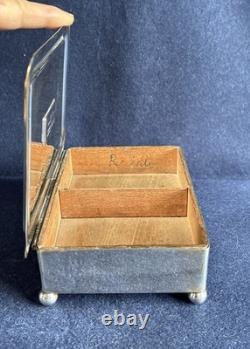 Vintage Cammell Laird Presentation Box. Embossed 12000 Ton Armour Press. Rare