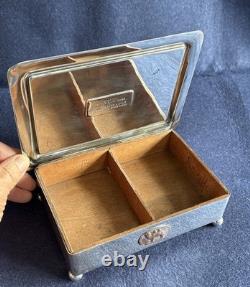 Vintage Cammell Laird Presentation Box. Embossed 12000 Ton Armour Press. Rare