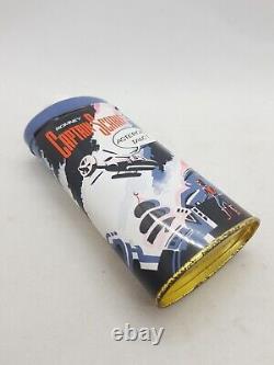 Vintage Captain Scarlet Rare 1969 Asteroid Talcum Powder advertising tin