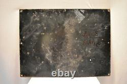 Vintage Chanda Paints Advertising Sign Porcelain Enamel Color Collectibles Rare