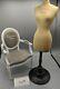 Vintage Christian Dior mini mannequin torso and classic chair (Doll Size) RARE