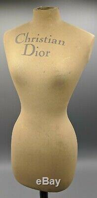 Vintage Christian Dior mini mannequin torso and classic chair (Doll Size) RARE