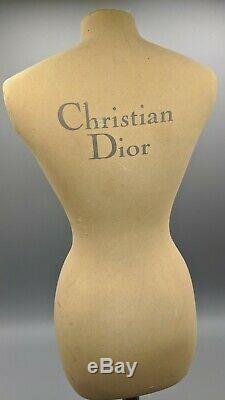 Vintage Christian Dior mini mannequin torso and classic chair (Doll Size) RARE