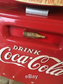 Vintage Coke Cooler Radio Music Box Rare