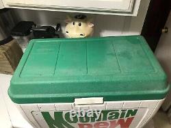 Vintage Coleman Mountain Dew Limited Edition Cooler Large Retro Rare Nice 90s