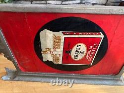 Vintage Craven A Iron Ornate Frame Cigarette Outside Shop Sign Double Sided Rare