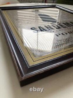 Vintage Drink Advertising Mirror Sandeman Porto Rare