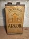 Vintage Duckhams Arkoil 1 Gallon Oil Tin Can Automobilia Garage Animal Zoo Rare