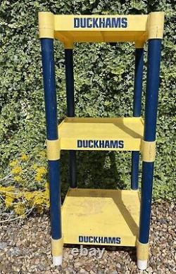 Vintage Duckhams Oil Display Stand Garage Man Cave Very Rare