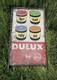 Vintage Dulux Paint by ICI Metal Advertising Sign 1950s Rare Decorative Salvage