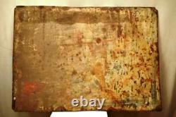 Vintage Dunlop And Cambridge Cycle Tire Tyres Sign Board Porcelain Enamel Rare