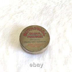 Vintage EUTHYMOL Tooth Powder Advertising Parke Davis & Co. Tin Box Rare TN349