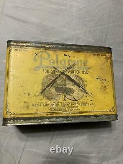 Vintage Early Rare Standard Oil Car Truck Boat Polarine One Half Gallon Oil Can