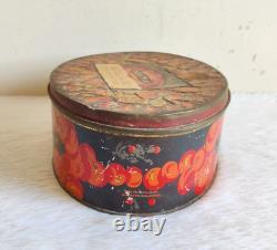 Vintage Edmondson's Original Red Seal Toffee Advertising Tin England Rare TI782