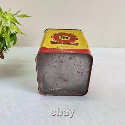 Vintage Elephant Brand Mustard Oil Advertising Tin Can Box Decorative Rare T460