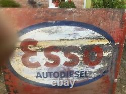 Vintage Esso Depot Sign Original Rare