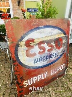 Vintage Esso Depot Sign Original Rare