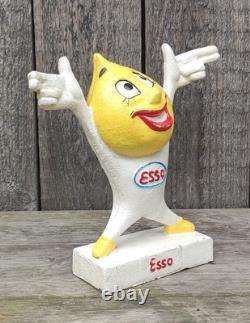 Vintage Esso Mr Drip Cast Iron Money Bank Promotional Aid Made in German Rare