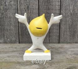 Vintage Esso Mr Drip Cast Iron Money Bank Promotional Aid Made in German Rare