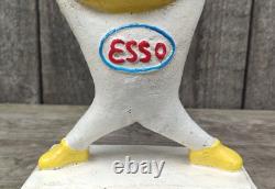 Vintage Esso Mr Drip Cast Iron Money Bank Promotional Aid Made in German Rare