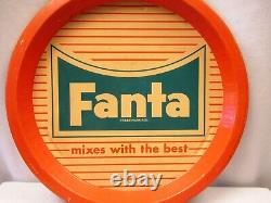 Vintage Fanta Soft Drink Advertising Tray Tin Serving Litho Collectibles Rare
