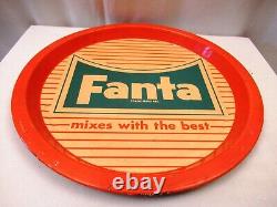 Vintage Fanta Soft Drink Advertising Tray Tin Serving Litho Collectibles Rare