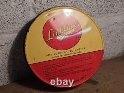 Vintage Filtrate Linklyfe Chain Grease Oil Tin Can Rare Automobilia Motor Cycle