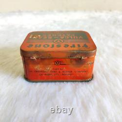 Vintage Firestone Vulca Seal Patches Advertising Tin Unused Packed Rare TN143