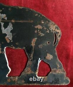 Vintage Fremlins Ale Enamel Elephant Extremely Rare & Hard To Find